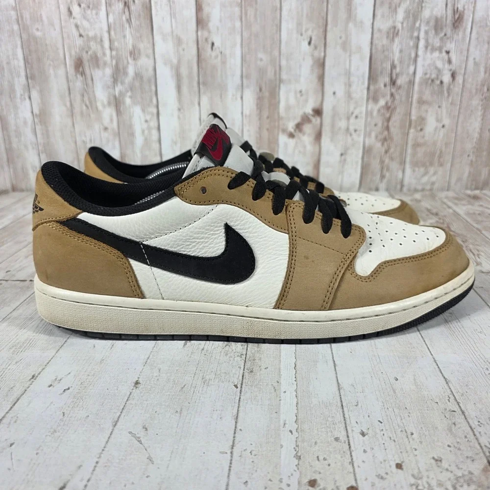 Air Jordan 1 Retro Low OG Mocha Palomino Black White CZ0790-107 Mens 13